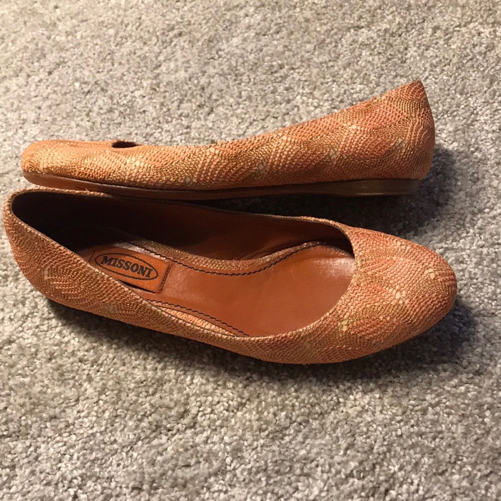 Missoni woven flats